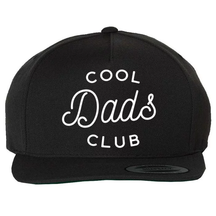 Cool Dads Club Cute Gift Wool Snapback Cap