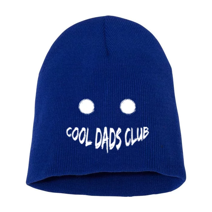 Cool Dads Club Vintage Dad FatherS Day (Front + Back) Gift Short Acrylic Beanie