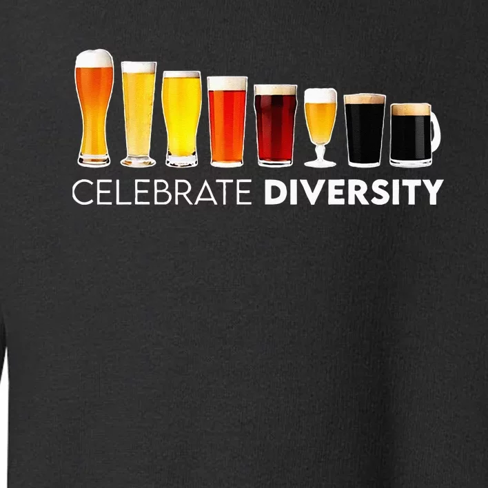 Celebrate Diversity Cocktails Beer Lover Drinking Bartender Toddler Sweatshirt