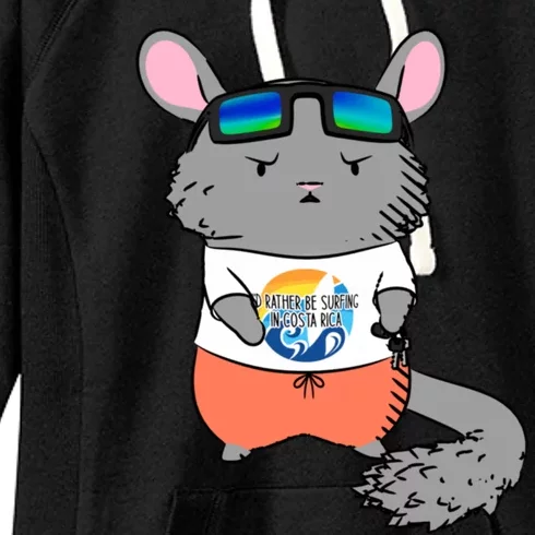 Chinchilla Dad Women's Fleece Hoodie