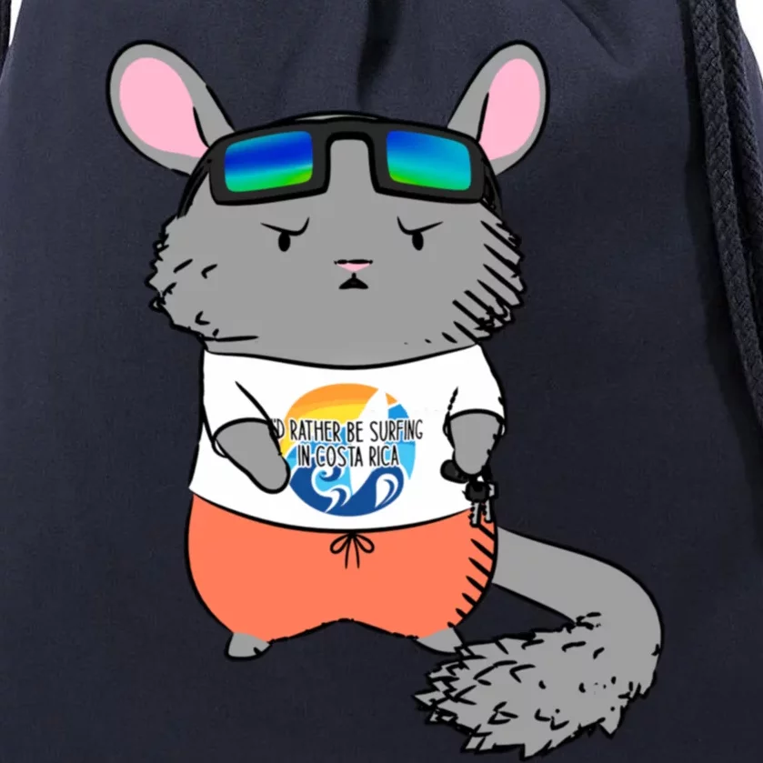 Chinchilla Dad Drawstring Bag