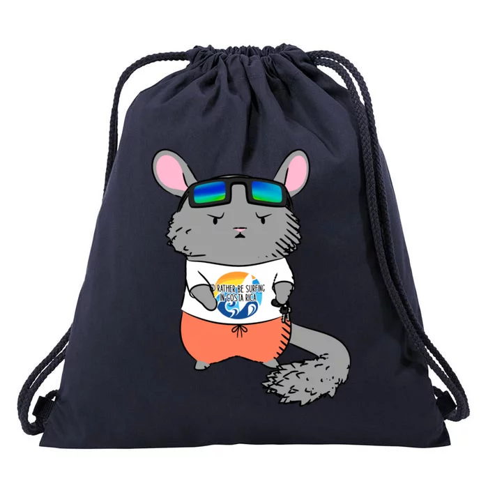 Chinchilla Dad Drawstring Bag