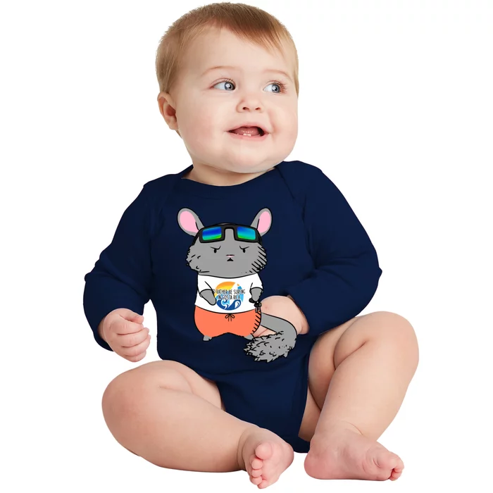 Chinchilla Dad Baby Long Sleeve Bodysuit