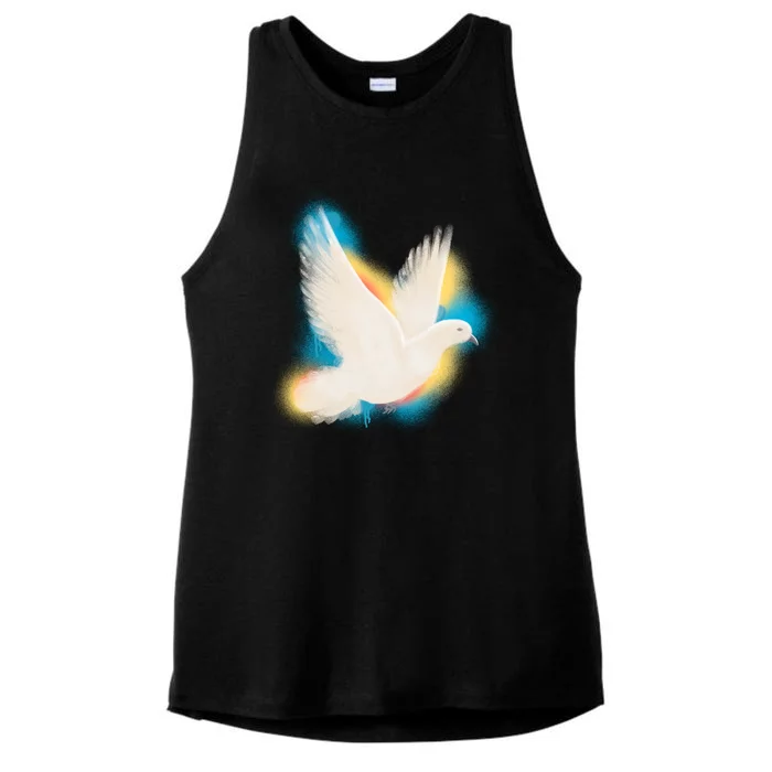 Colorful Dove Ladies Tri-Blend Wicking Tank