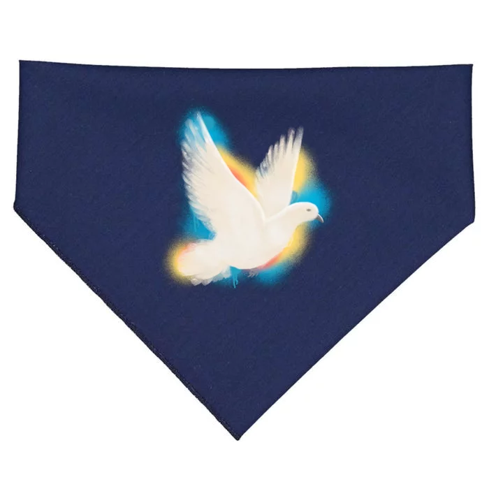 Colorful Dove USA-Made Doggie Bandana