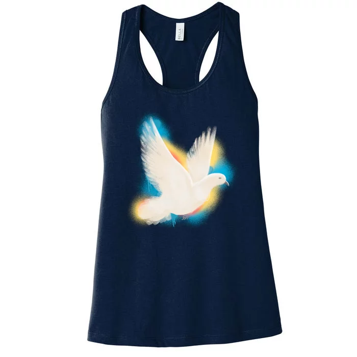 Colorful Dove Women's Racerback Tank