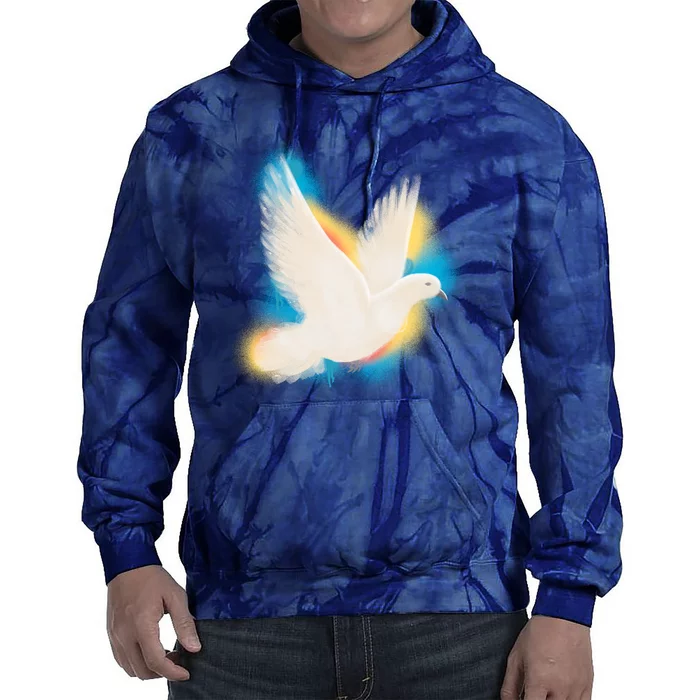 Colorful Dove Tie Dye Hoodie