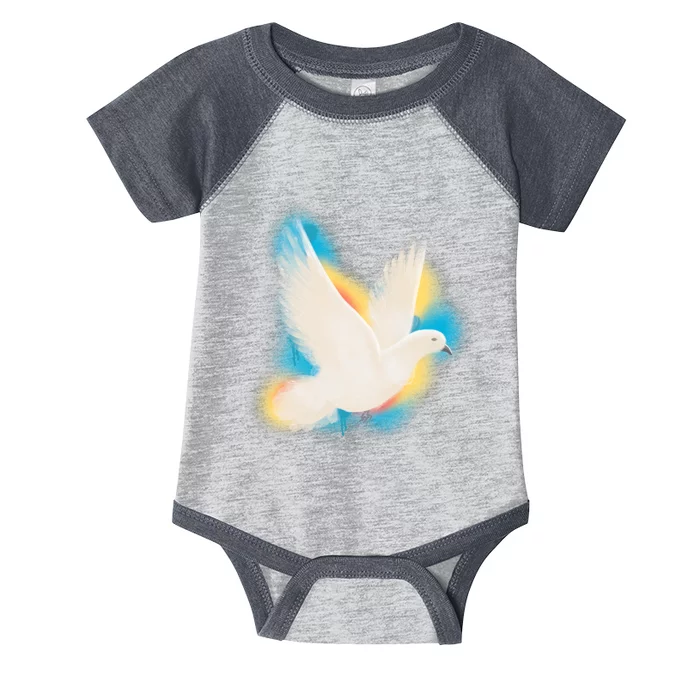 Colorful Dove Infant Baby Jersey Bodysuit