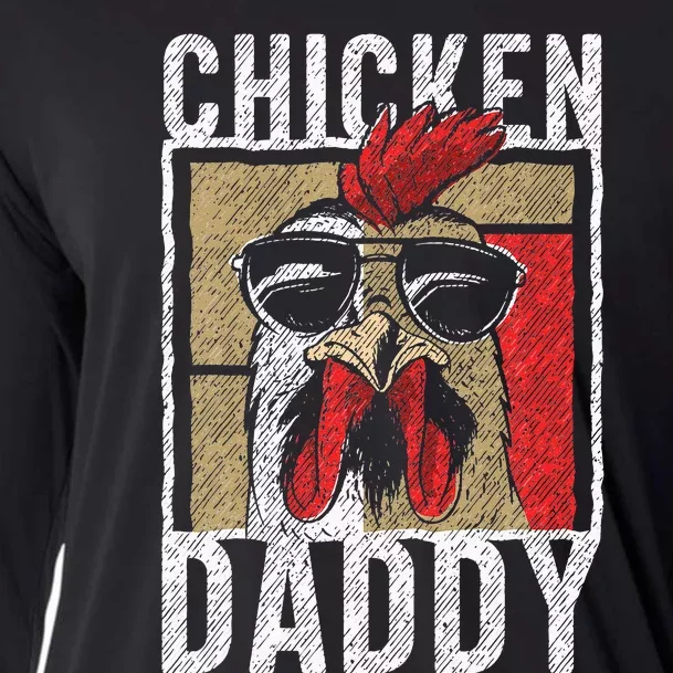 Chicken Daddy Chicken Farmer Father Of The Chicken Coop Cooling Performance Long Sleeve Crew