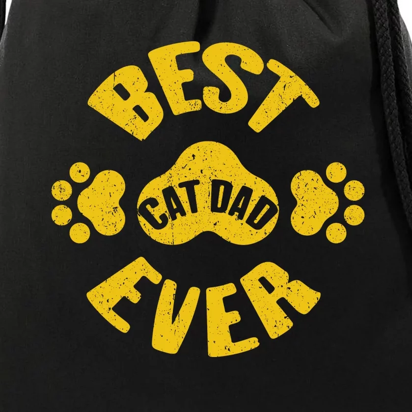 Cat Dad Drawstring Bag