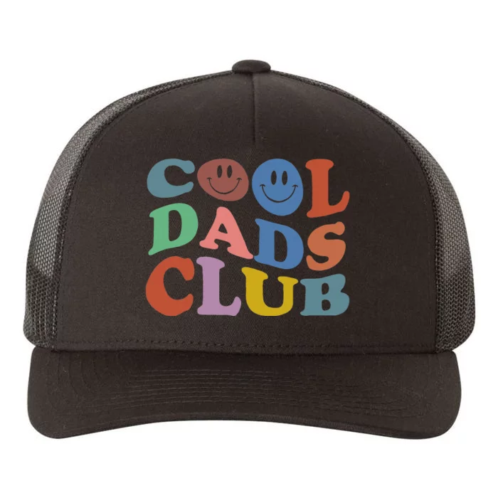 Cool Dads Club Funny Smile Colorful Fathers Day Yupoong Adult 5-Panel Trucker Hat