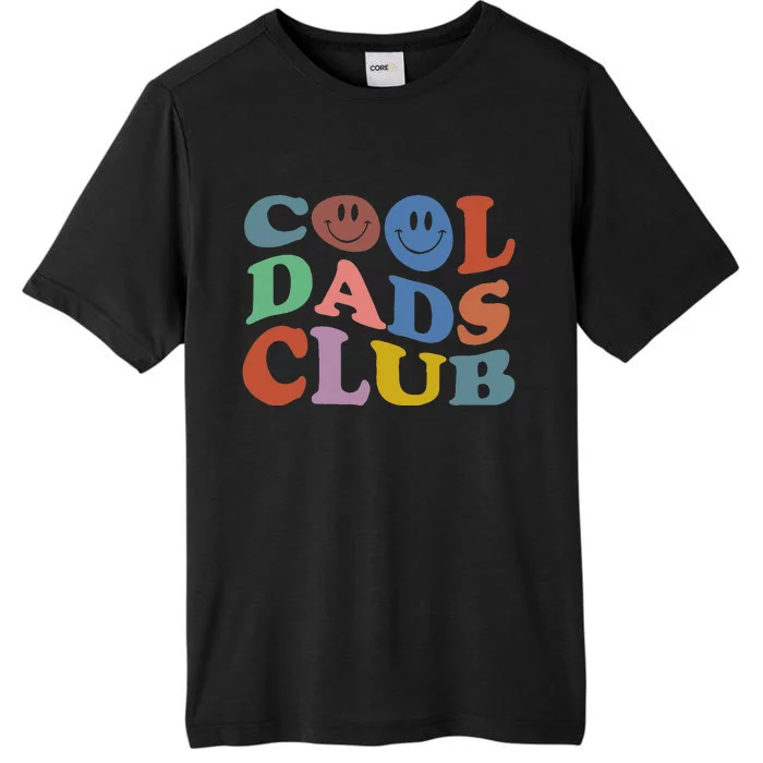 Cool Dads Club Funny Smile Colorful Fathers Day ChromaSoft Performance T-Shirt