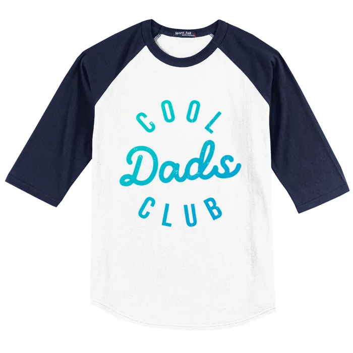 Cool Dads Club Vintage Dad Retro Fathers Day Costume Funny Gift Baseball Sleeve Shirt