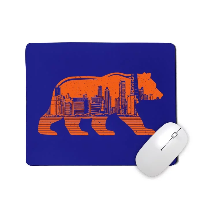 Chicago Downtown City Skyline Illinois Pride Cute Gift Mousepad