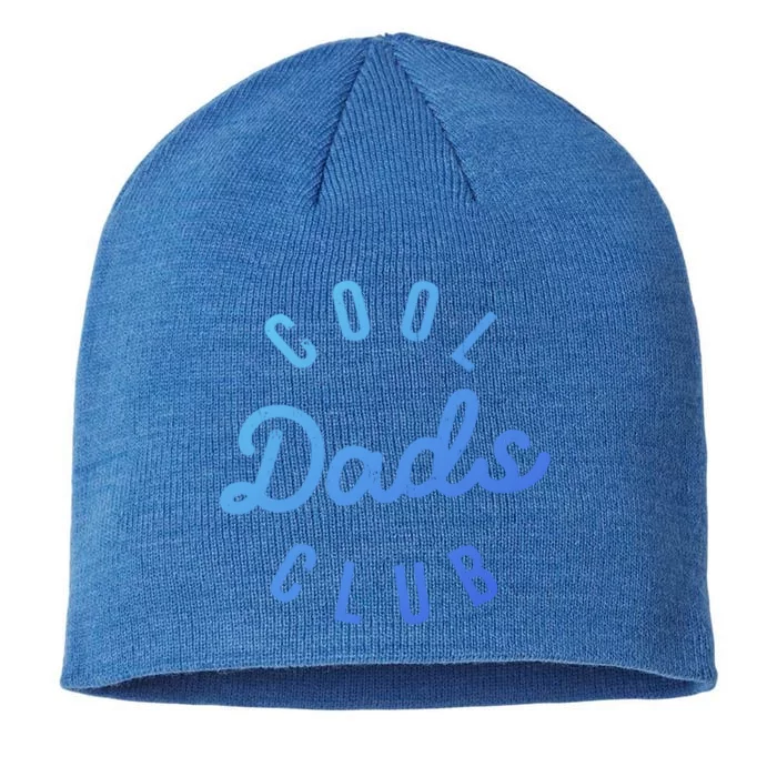 Cool Dads Club Vintage Dad Retro Fathers Day Costume Funny Gift 8 1/2in Sustainable Knit Beanie