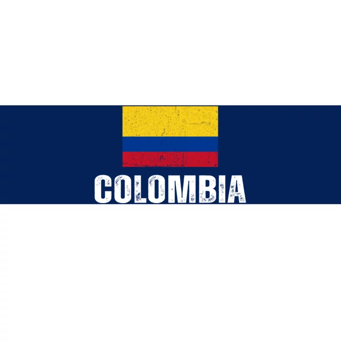 Colombia Design Columbian Clothing Outfit Bumper Sticker