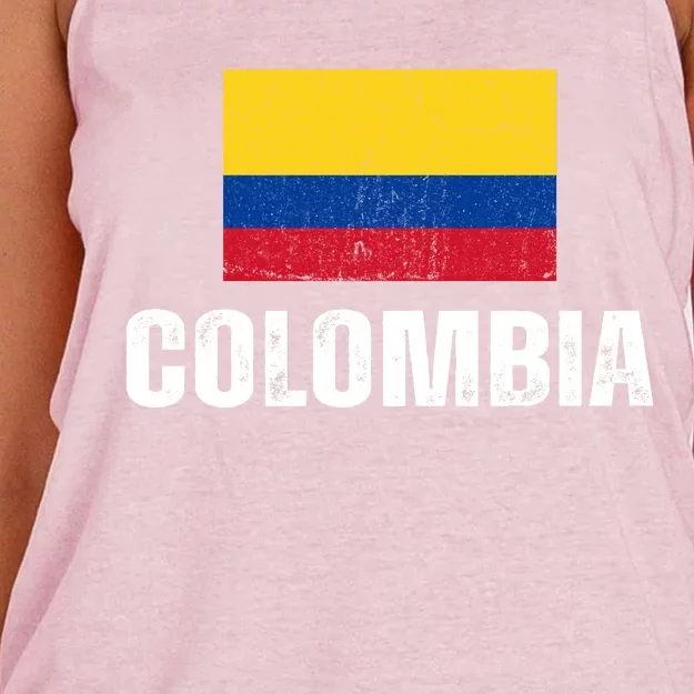 Colombia Design Columbian Clothing Outfit Women's Knotted Racerback Tank