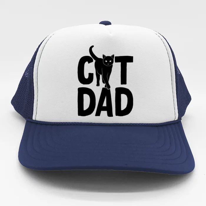 Cat Dad Trucker Hat