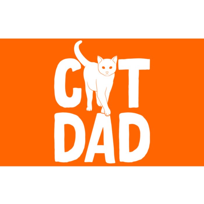 Cat Dad Bumper Sticker