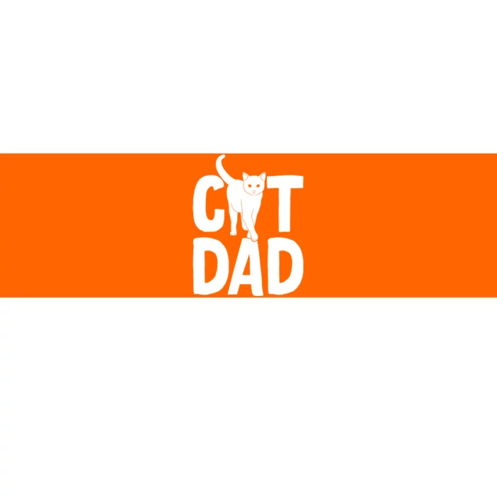 Cat Dad Bumper Sticker