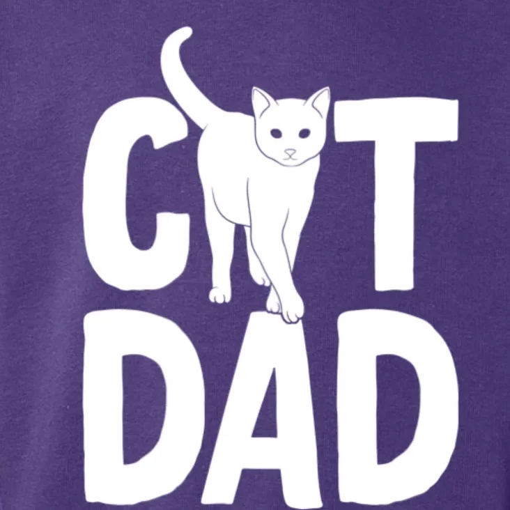 Cat Dad Toddler Hoodie