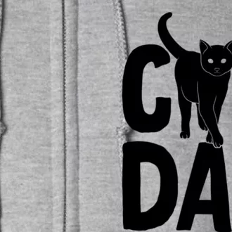 Cat Dad Full Zip Hoodie