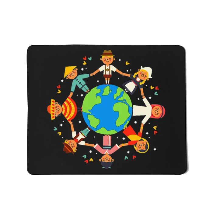 Cultural diversity Children Around the World Earth Day Mousepad