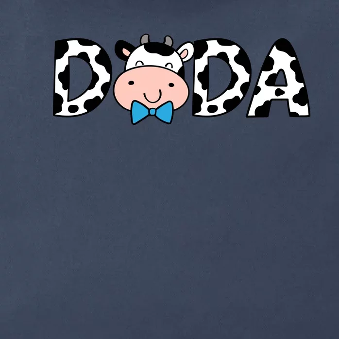 Cow Dada Zip Tote Bag