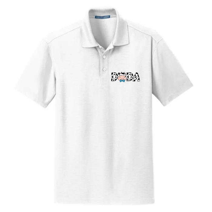 Cow Dada Dry Zone Grid Performance Polo