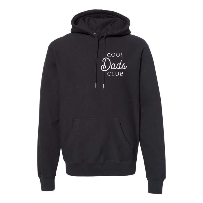 Cool Dads Club Pocket Logo Premium Hoodie