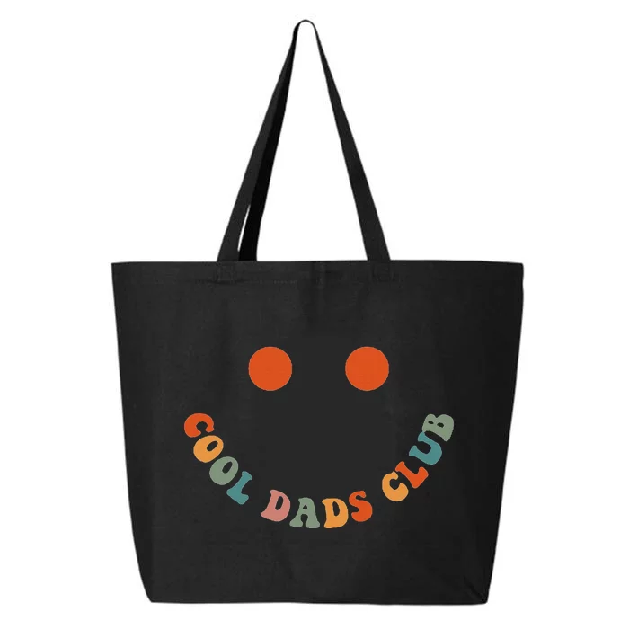 Cool Dads Club Retro Groovy Dad FatherS Day 25L Jumbo Tote