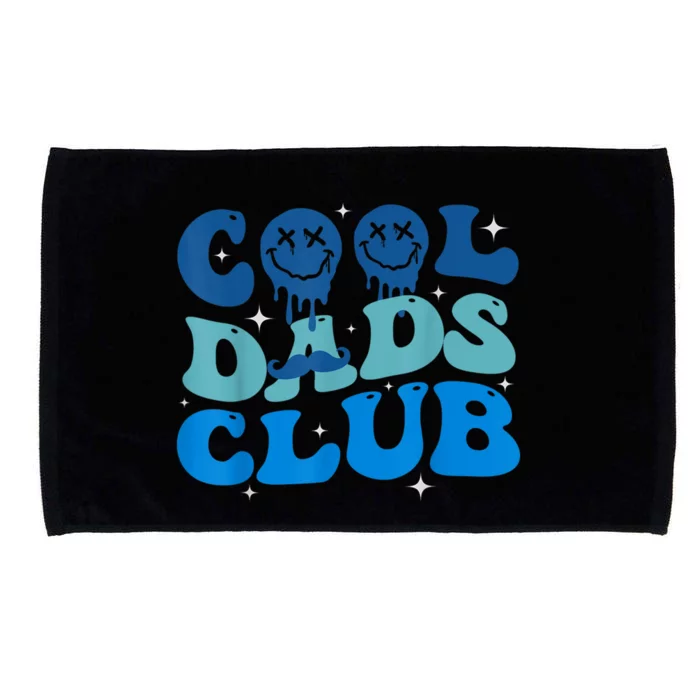 Cool Dads Club Funny Smile Fathers Day Gift Groovy Cool Dads Microfiber Hand Towel