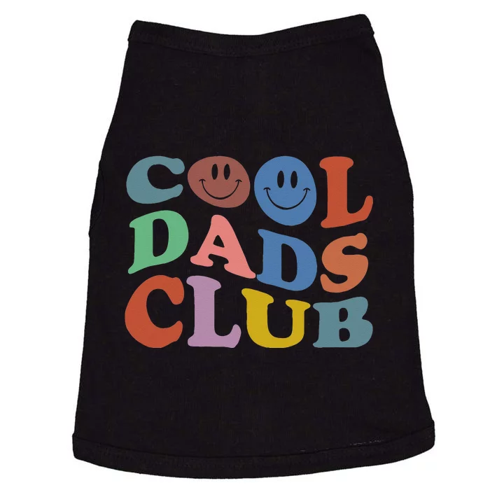 Cool Dads Club Funny Smile Colorful Fathers Day Doggie Tank