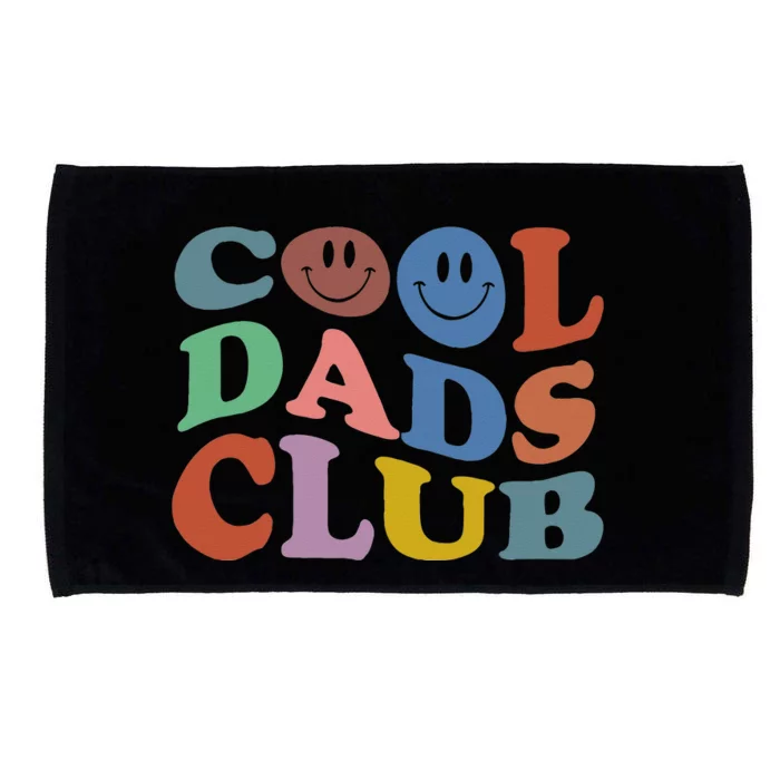 Cool Dads Club Funny Smile Colorful Fathers Day Microfiber Hand Towel