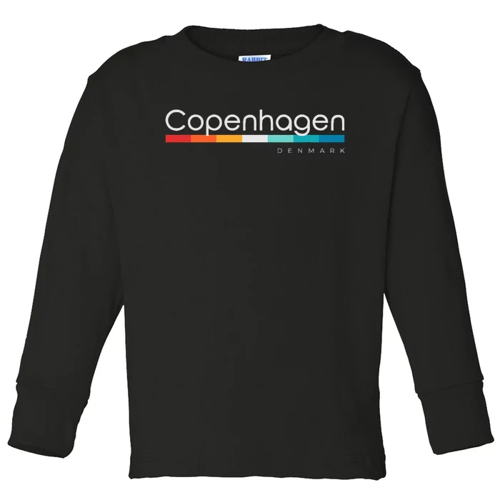 Copenhagen Denmark Toddler Long Sleeve Shirt