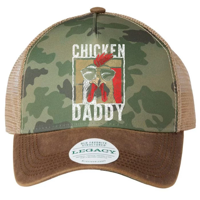 Chicken Daddy Chicken Farmer Father Of The Chicken Coop Legacy Tie Dye Trucker Hat