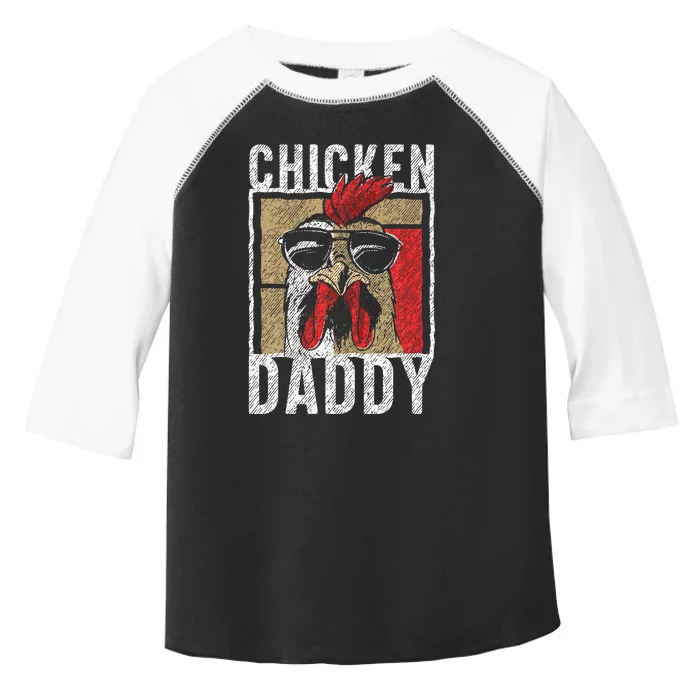 Chicken Daddy Chicken Farmer Father Of The Chicken Coop Toddler Fine Jersey T-Shirt