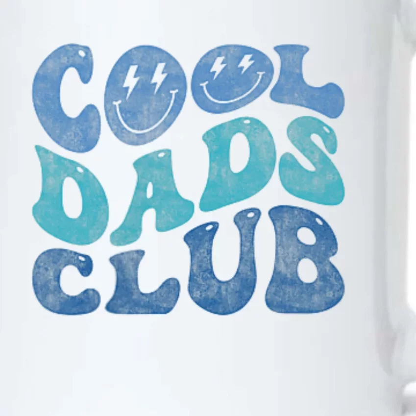 Cool Dads Club Funny Smile Fathers Day Gift Groovy Cool Dads Black Color Changing Mug