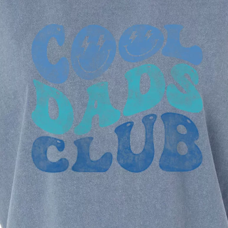 Cool Dads Club Funny Smile Fathers Day Gift Groovy Cool Dads Garment-Dyed Women's Muscle Tee