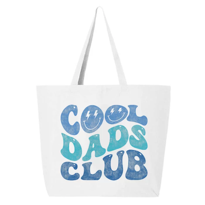 Cool Dads Club Funny Smile Fathers Day Gift Groovy Cool Dads 25L Jumbo Tote