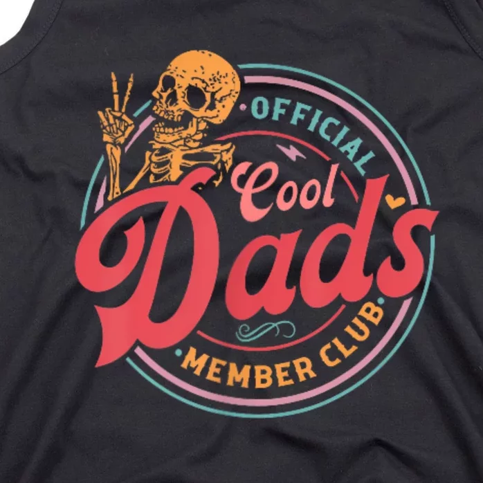 Cool Dads Club Funny Skelton Tank Top