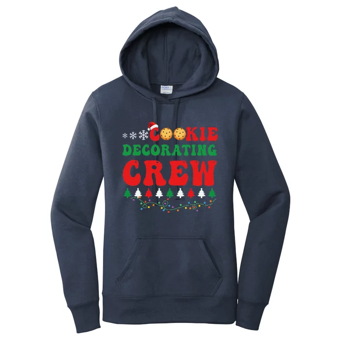 Cookie Decorating Crew Funny Christmas Family Pajama Women's Pullover Hoodie