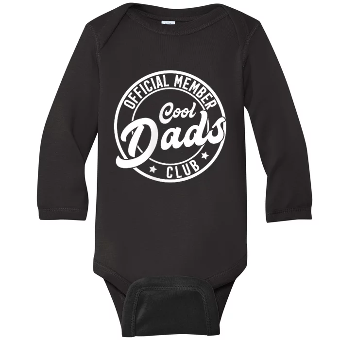 Cool Dads Club Baby Long Sleeve Bodysuit