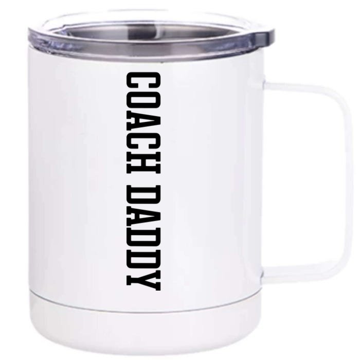 Coach Daddy Front & Back 12oz Stainless Steel Tumbler Cup