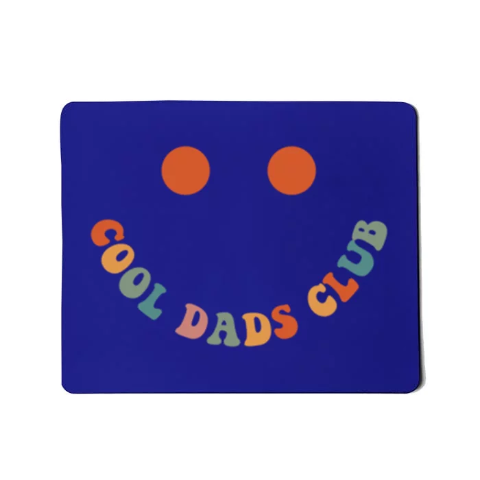 Cool Dads Club Retro Groovy Dad FatherS Day Gift Mousepad