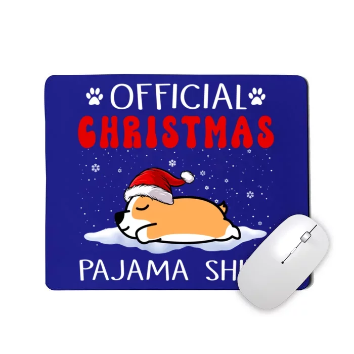 Corgi Dog Christmas Pajama Puppy Funny Xmas Cool Gift Mousepad