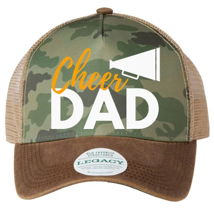 Cheer Dad Cheerleading Cheerleader Dad Cheer Competition Legacy Tie Dye Trucker Hat