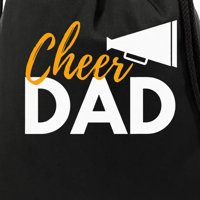 Cheer Dad Cheerleading Cheerleader Dad Cheer Competition Drawstring Bag