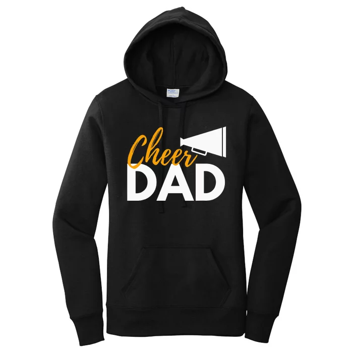 Cheer Dad Cheerleading Cheerleader Dad Cheer Competition Women's Pullover Hoodie