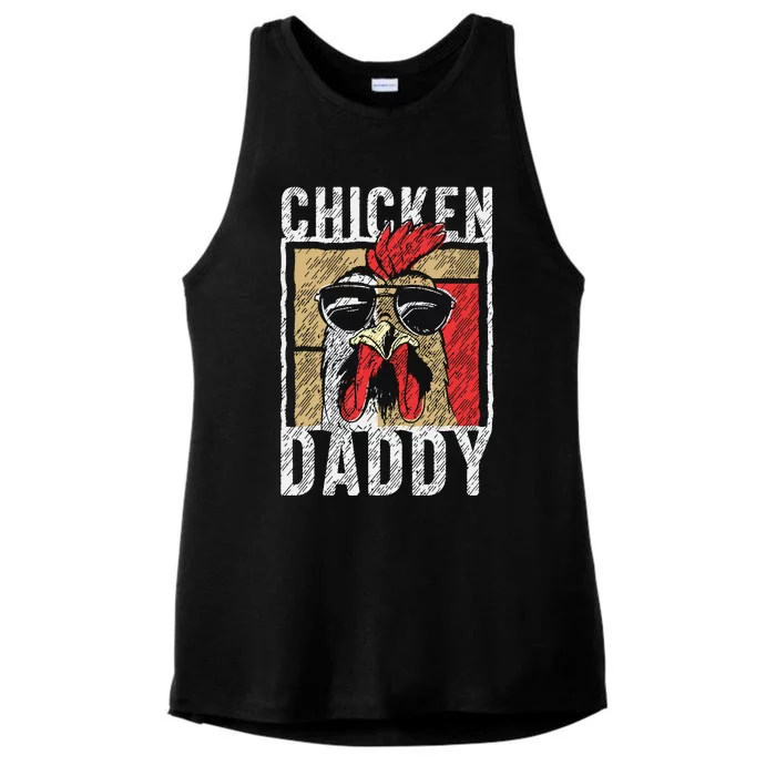 Chicken Daddy Chicken Farmer Father Of The Chicken Coop Ladies Tri-Blend Wicking Tank